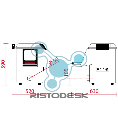 Pelapatate elettrico: pl20|Ristodesk