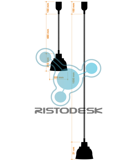 Lampada riscaldante LB25R-LB25W