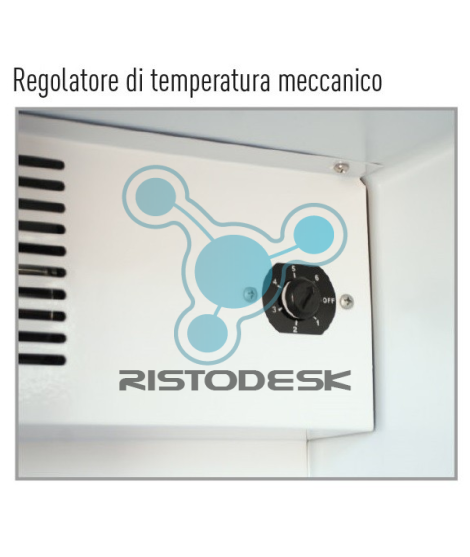 Frigo per bibite-statico con agitatore-0°C/+10°C-verniciato bianco-342  litri-5 griglie cm51x41-cm59x62x180h