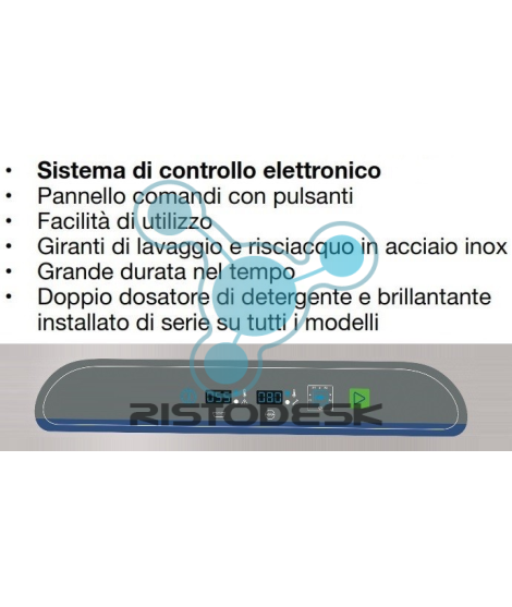 Lavatazzine/lavabicchieri da bar MODULAR GWD42 – Dea Distribuzione